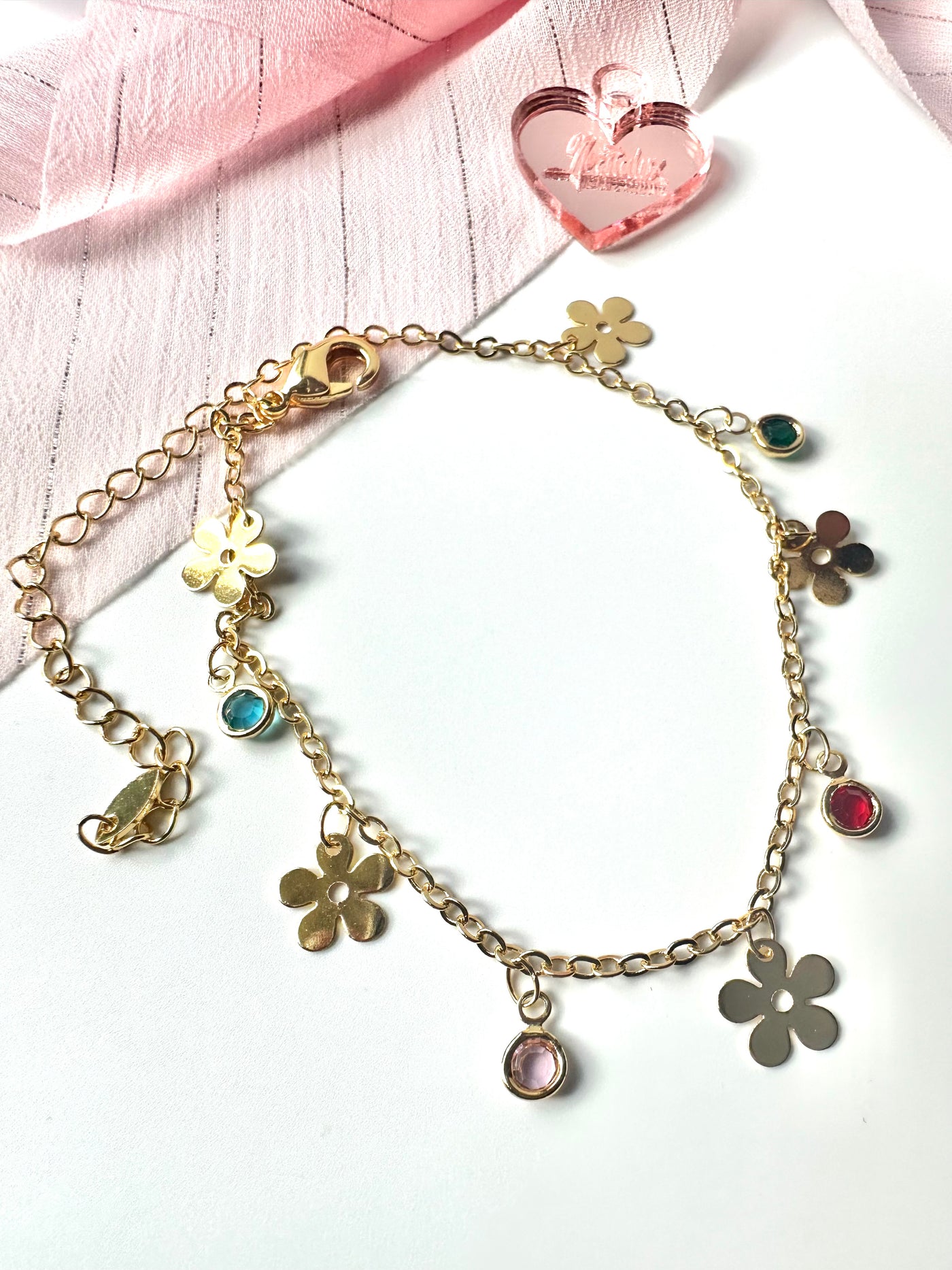 Flowers Anklet