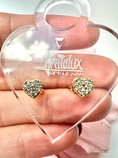 Stud Hearts Earrings