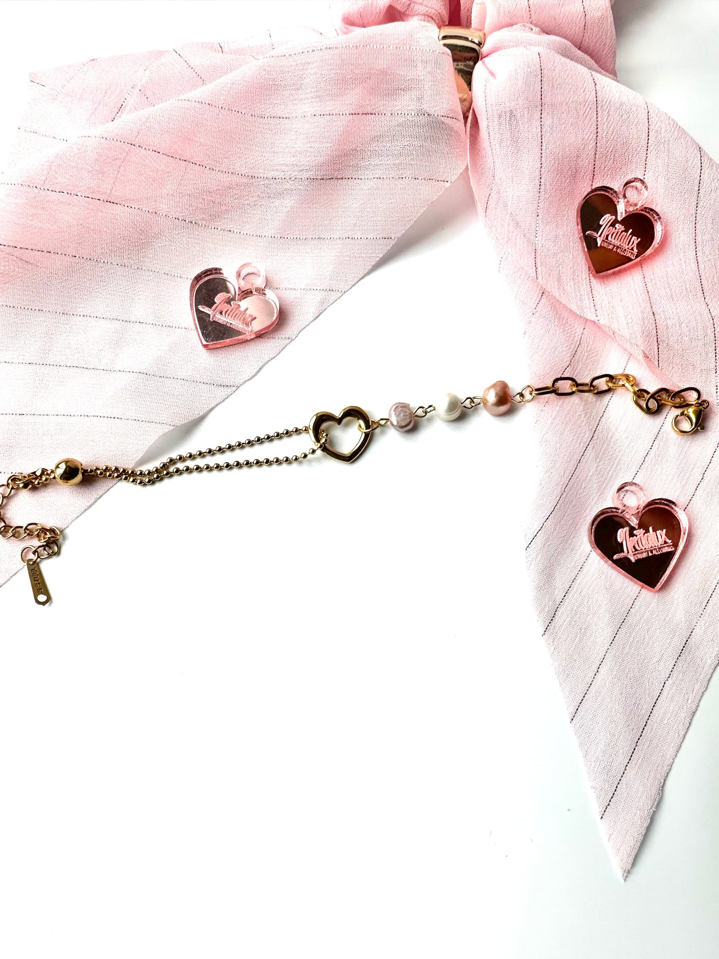 Pearls Heart Bracelet