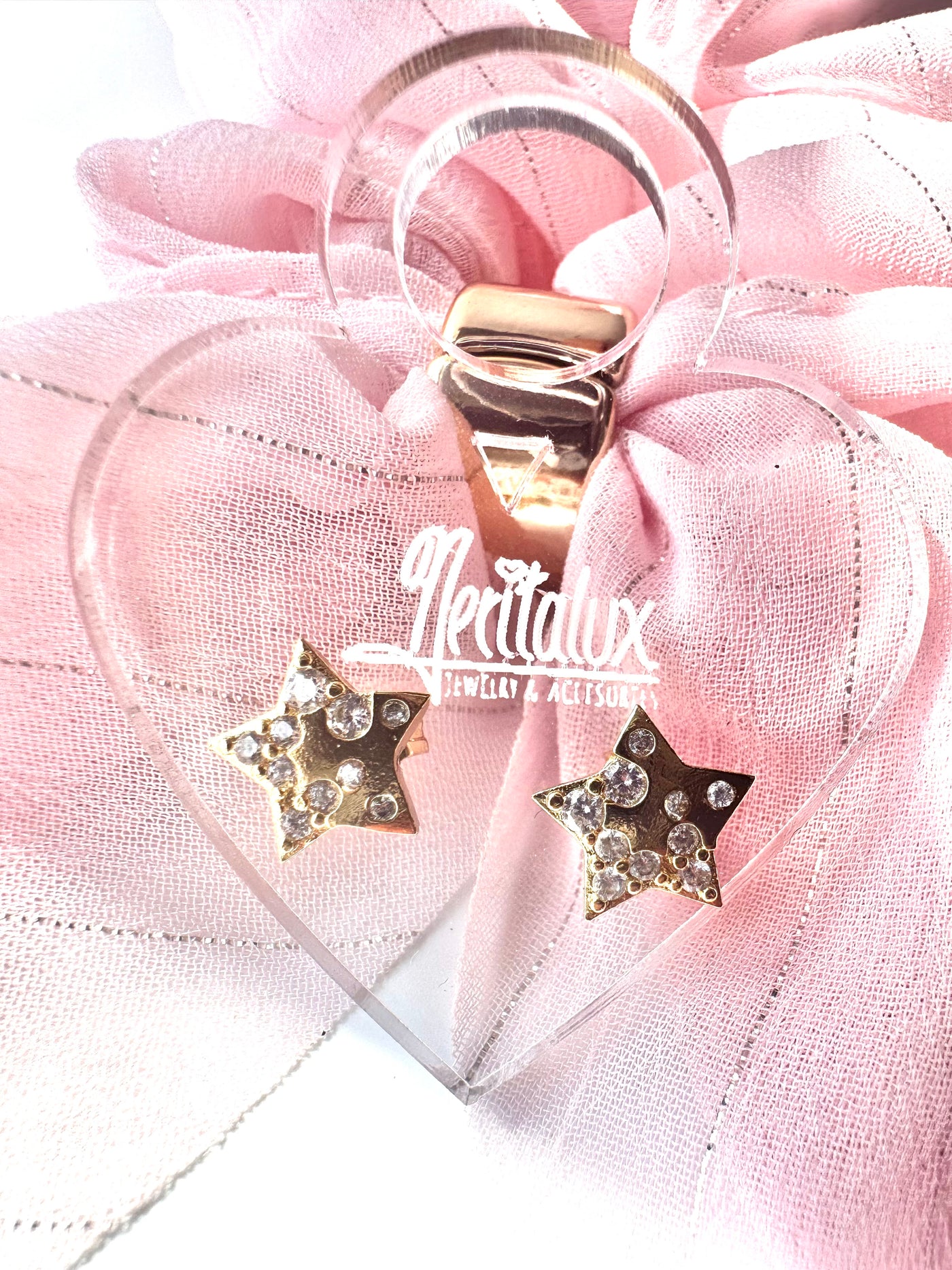 Stars Zirconia Stud Earrings