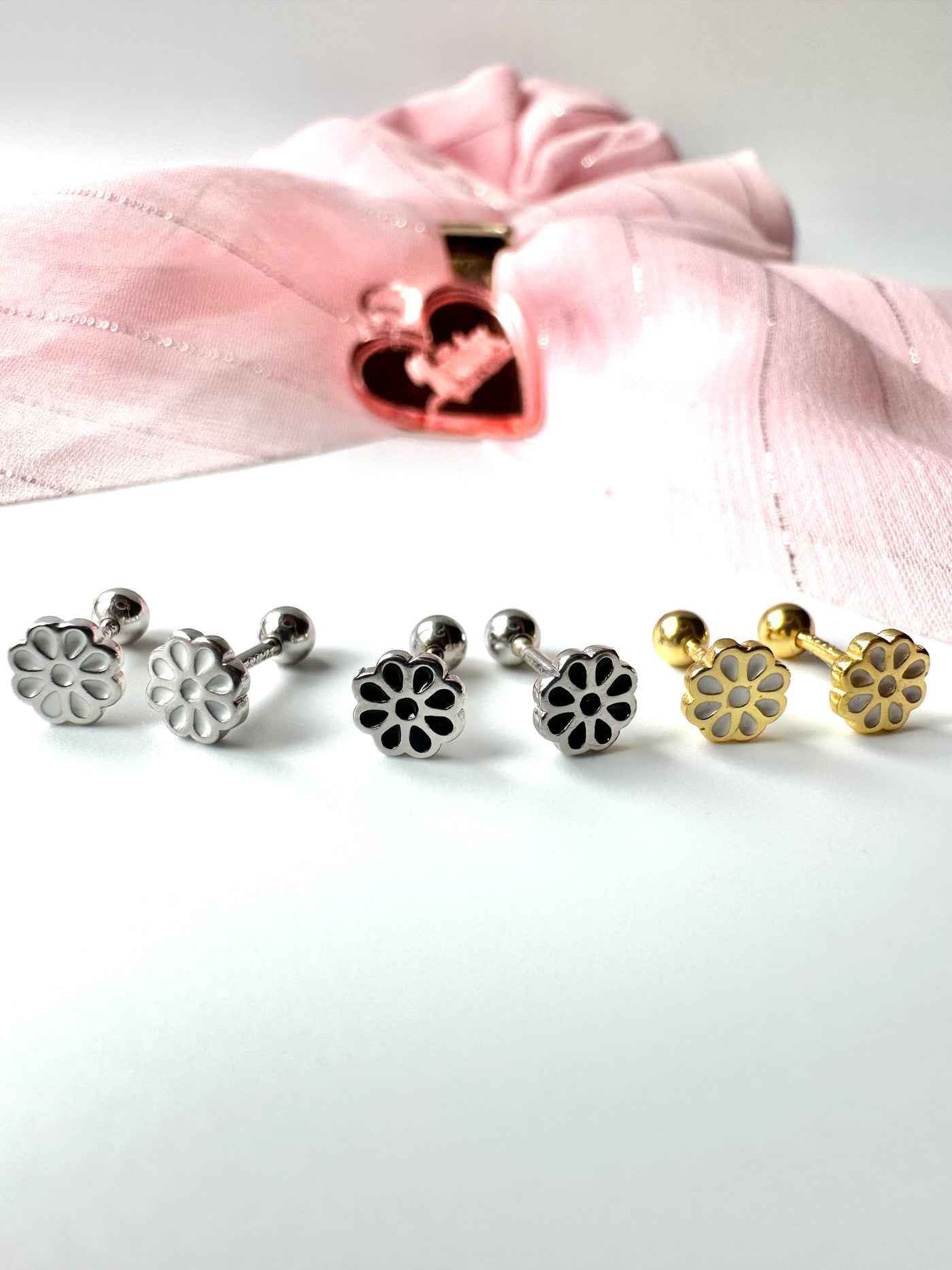 Small Flowers Stud Earrings