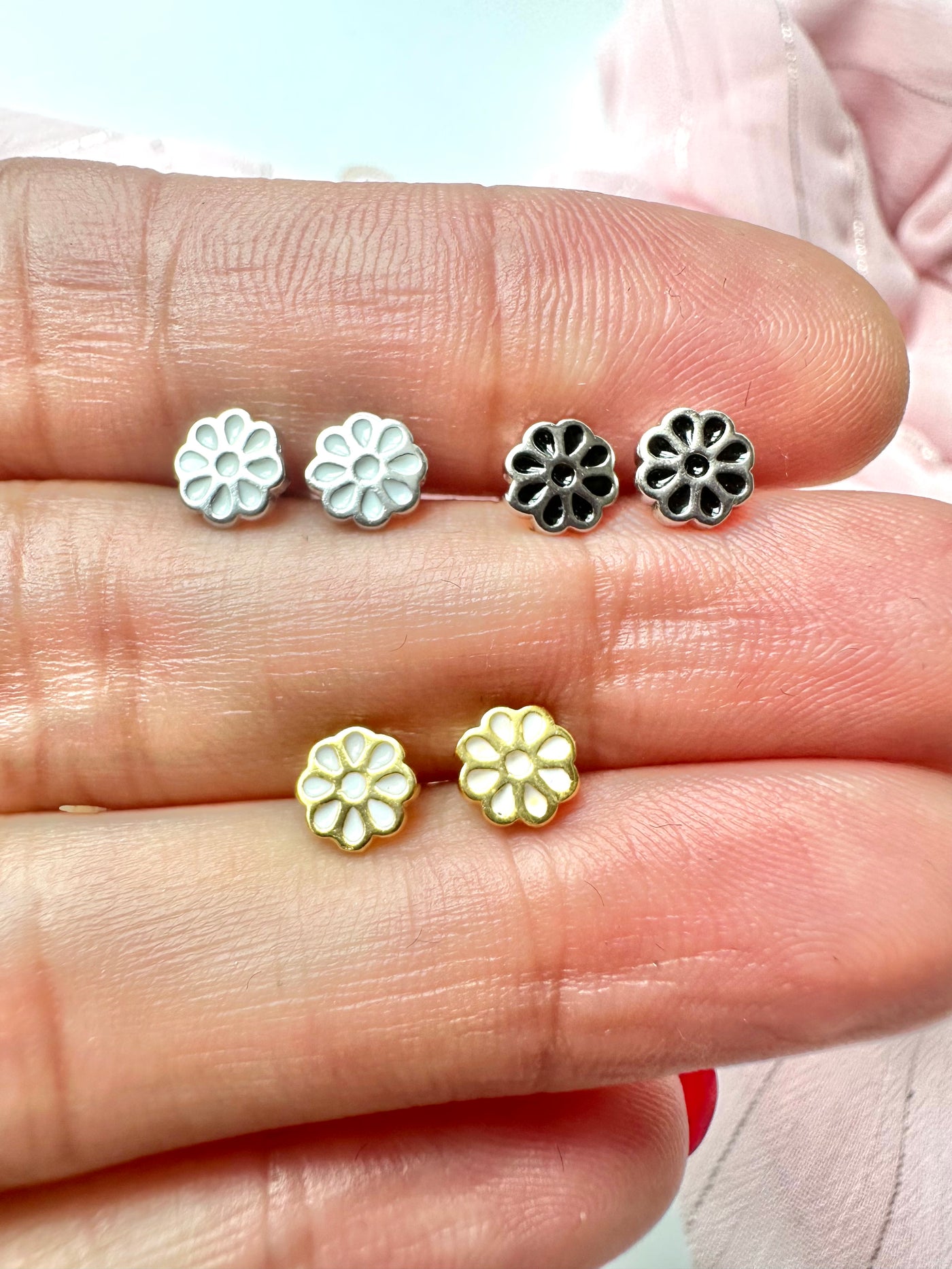 Small Flowers Stud Earrings