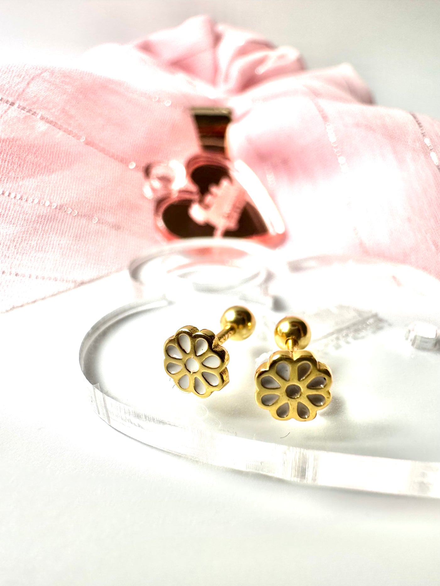 Small Flowers Stud Earrings