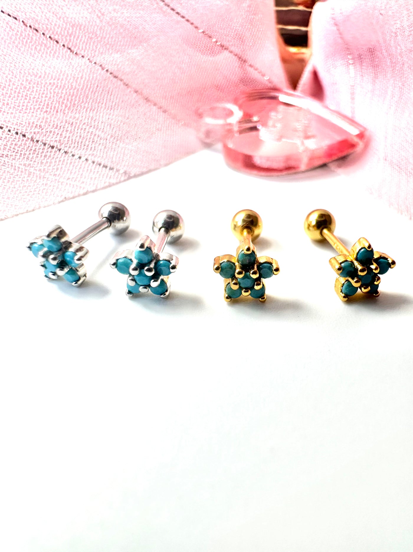 Tiny Flower Earrings