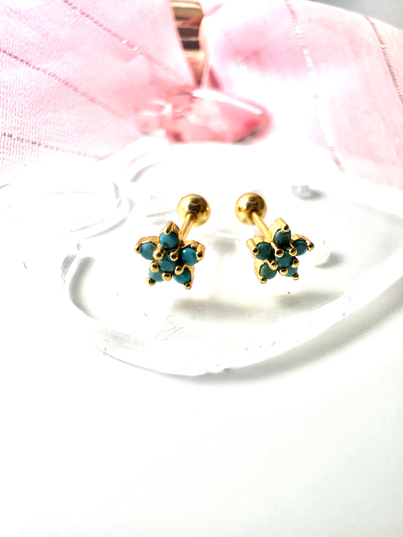 Tiny Flower Earrings