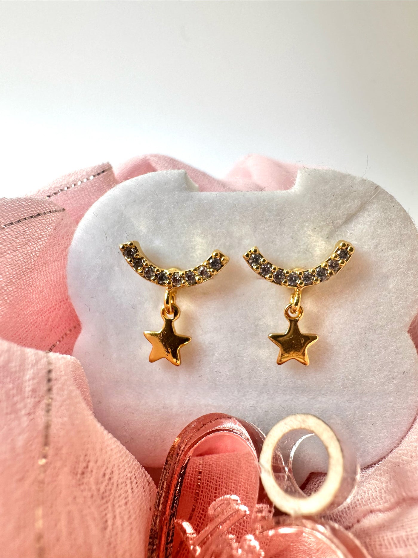 Pendant Star Stud Earrings