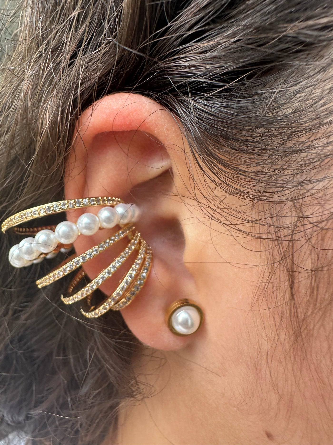 Spiral Ear Cuff Earrings