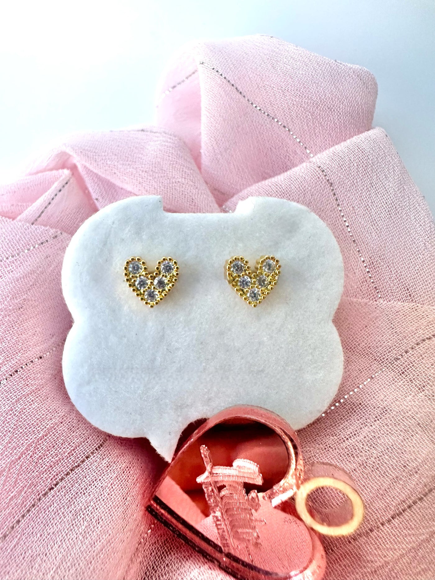 Hearts Stud Earrings