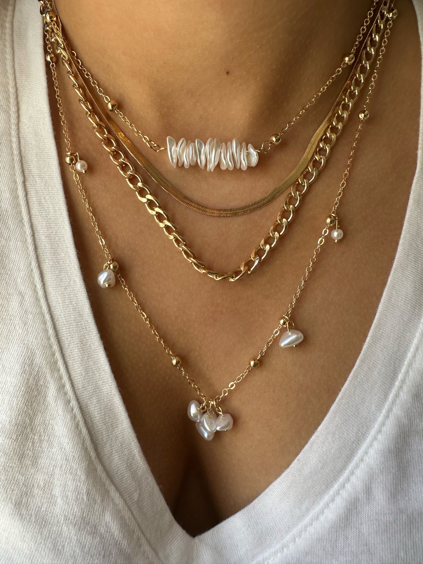 Four Layers Necklace