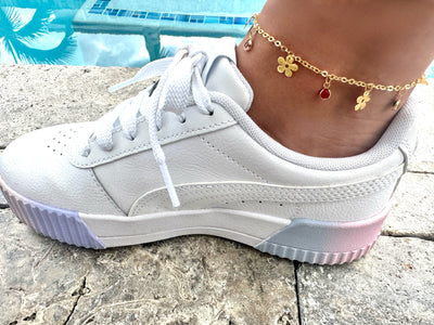 Flowers Anklet