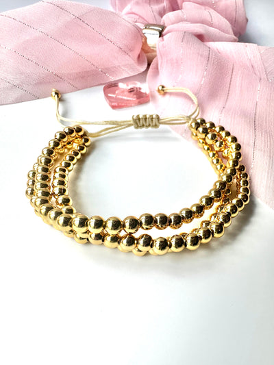 Gold Beads Bracelets