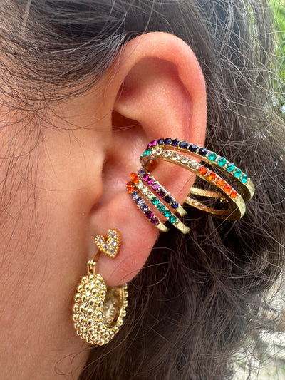 Ear Cuff Zirconia Earring