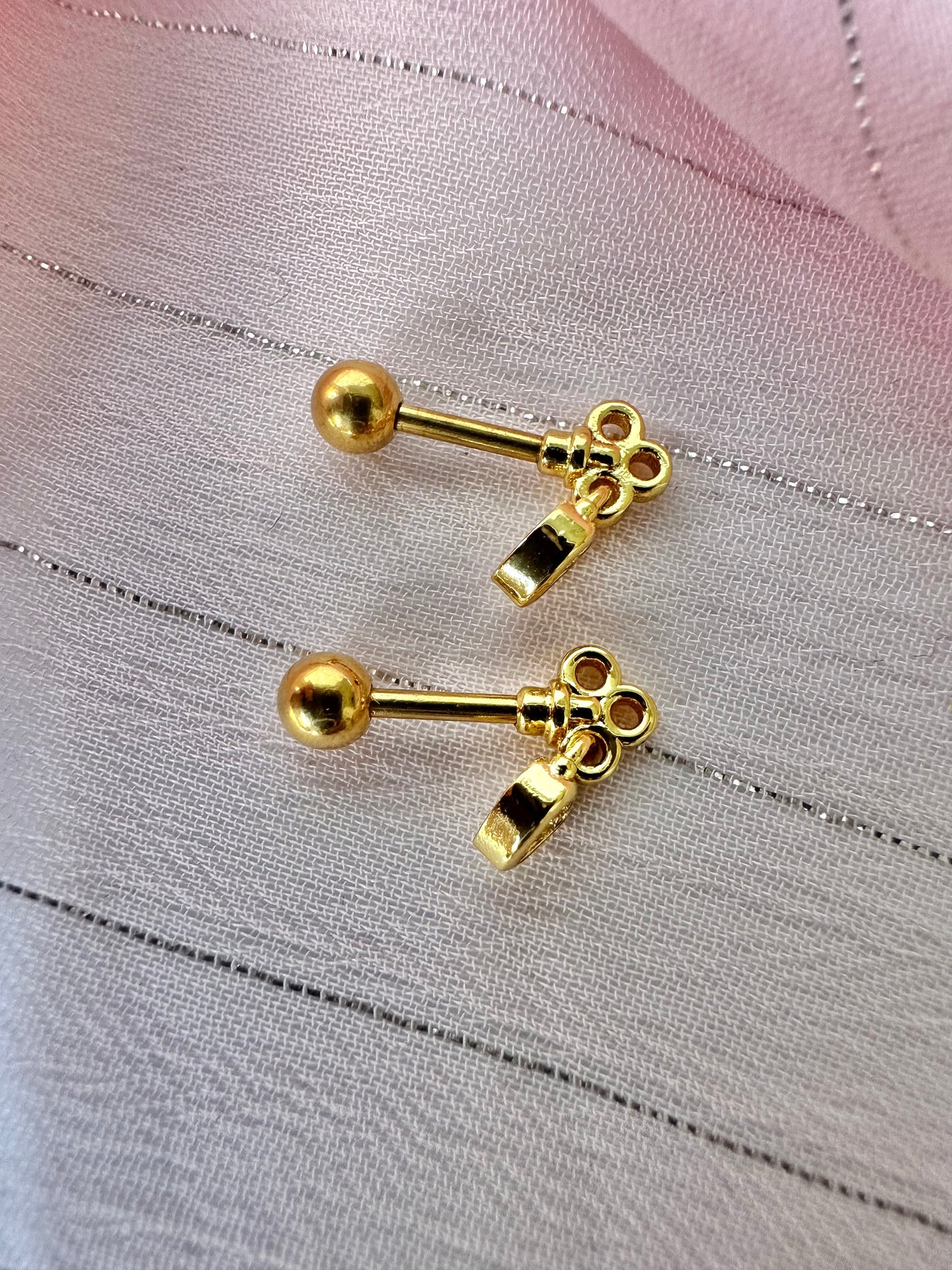 Key Stud Earrings