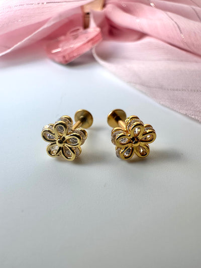 Flower Stud Earrings