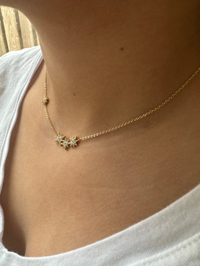 Zirconia Star Necklace