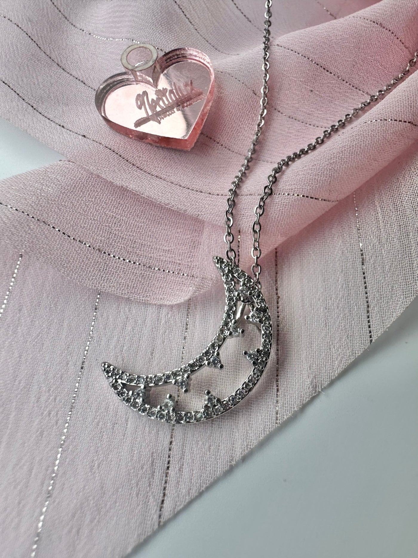 Silver Moon Necklace